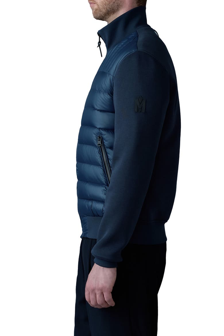 Collin-R Quilted Down Puffer Jacket, Alternate, color, NAVY