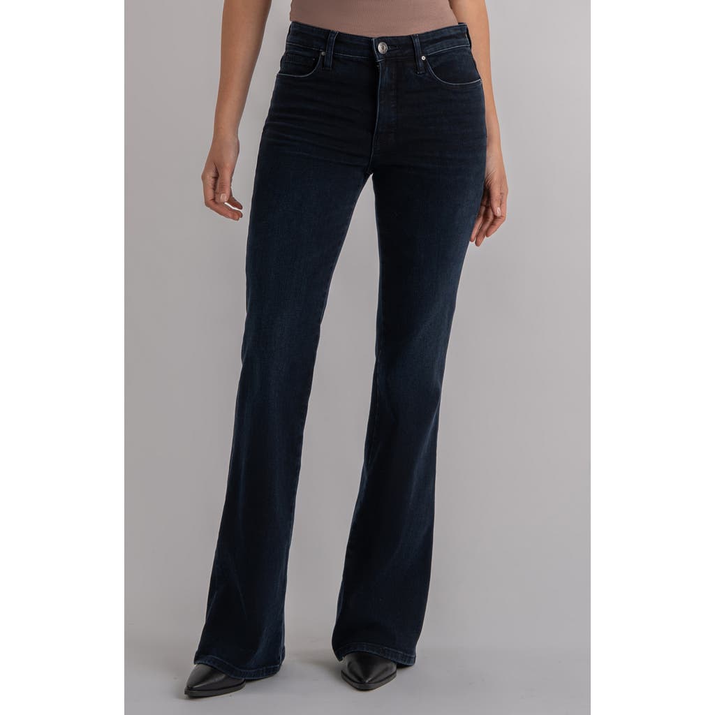 Kut From The Kloth Ana Fab Ab High Waist Flare Jeans In Black