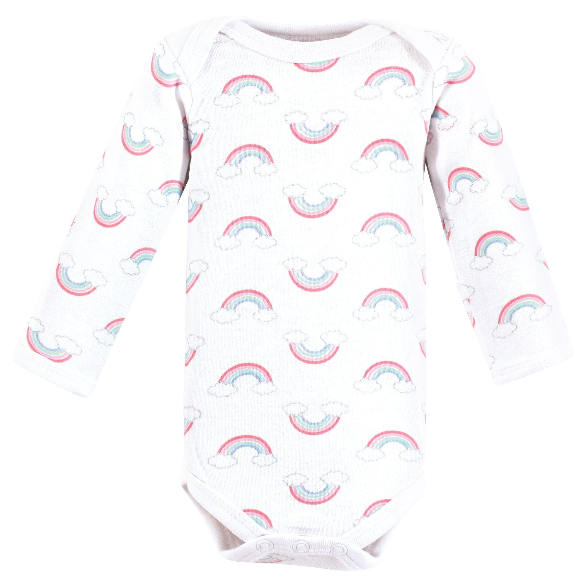 Luvable Friends Preemie Long Sleeve Bodysuits 3pk Foxy | Nordstrom