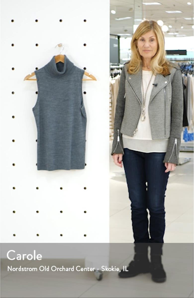 Sleeveless Turtleneck Top, sales video thumbnail