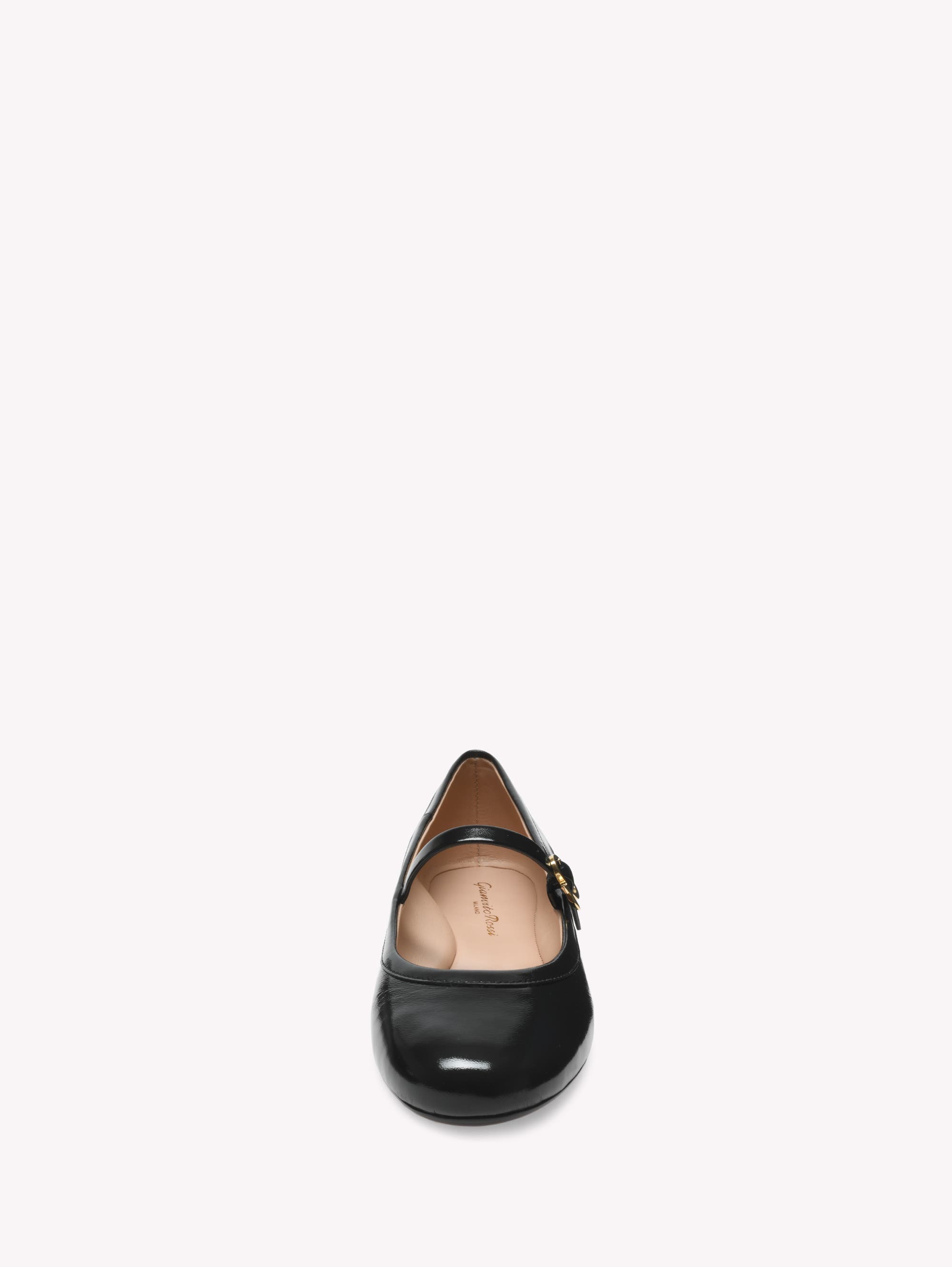 Gianvito Rossi Carla Ballerinas, Alternate, color, Black Nappa