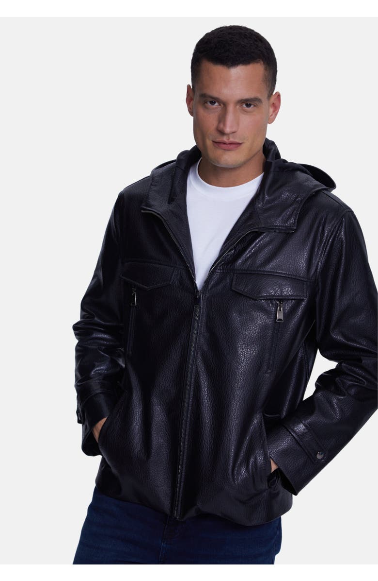 Furniq UK Adrian Leather Jacket, Alternate, color, 