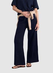 Baukjen Melrose Textured Wide Leg Trousers