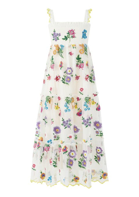Carly Embroidered Maxi Dress (Toddler, Little Kid & Big Kid)