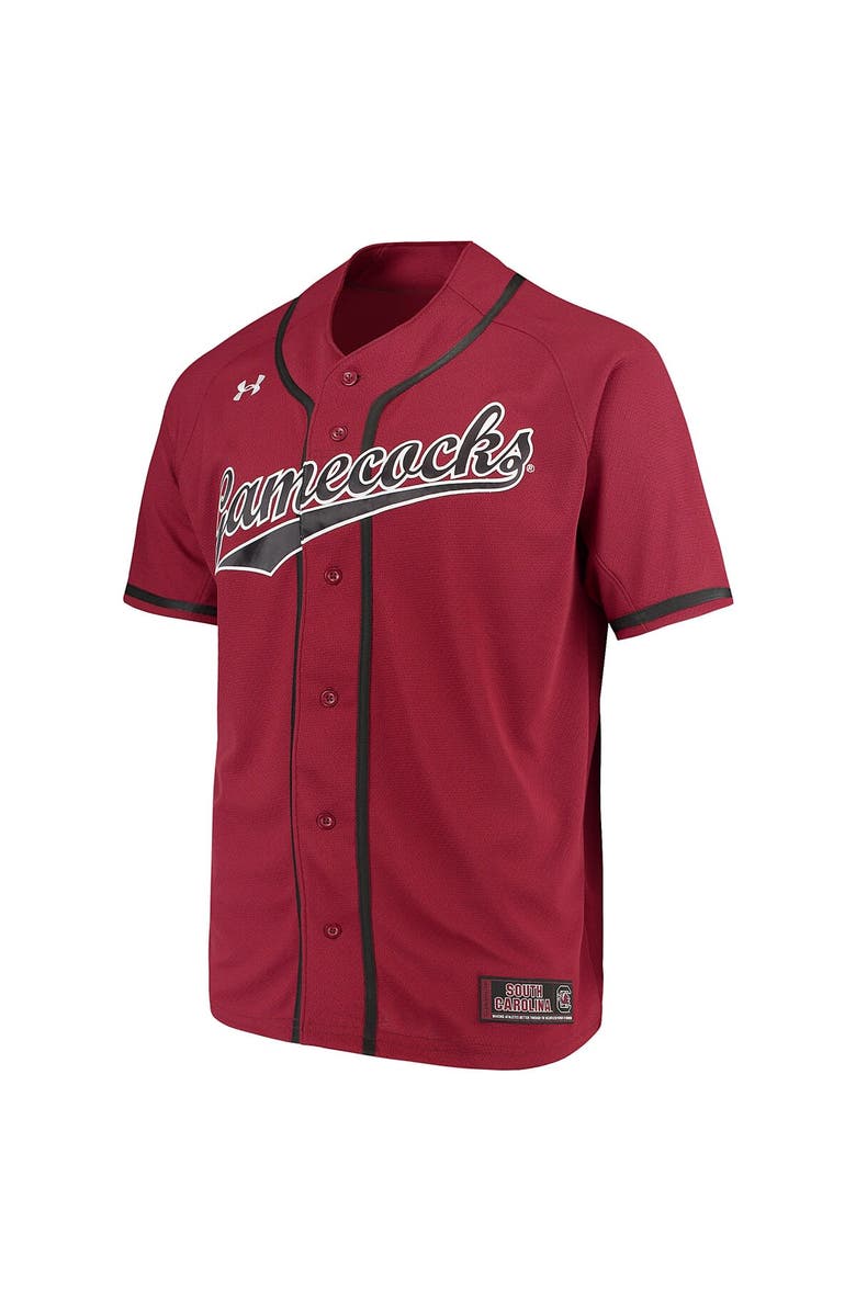 Under Armour Men's Under Armour Garnet South Carolina Gamecocks Performance Replica Baseball Jersey, Alternate, color, Garnet