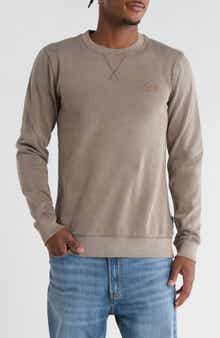 Lucky Brand Washed Logo Fleece Sweatshirt