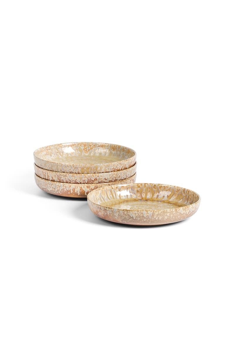Hanami Stoneware Pasta Bowl Set, Main, color, Beige