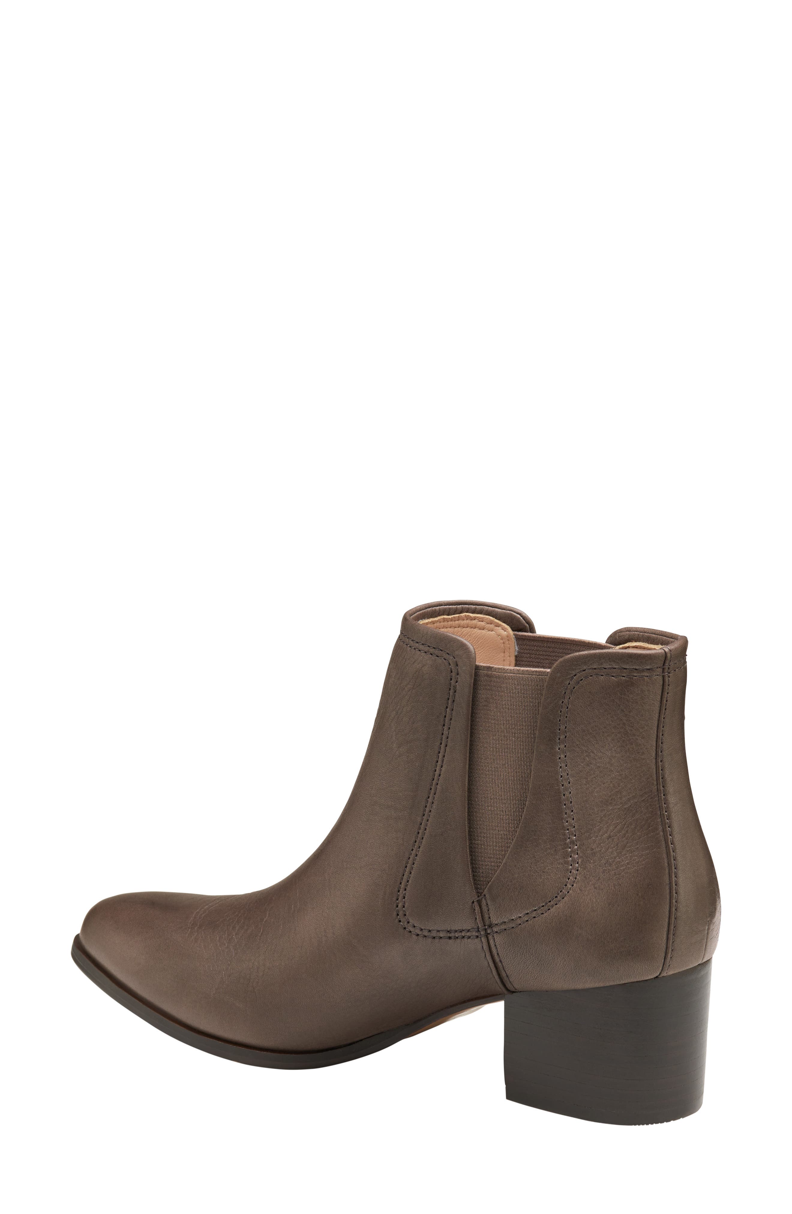 Johnston & Murphy Trista Chelsea Boot, Alternate, color, Gray Calfskin