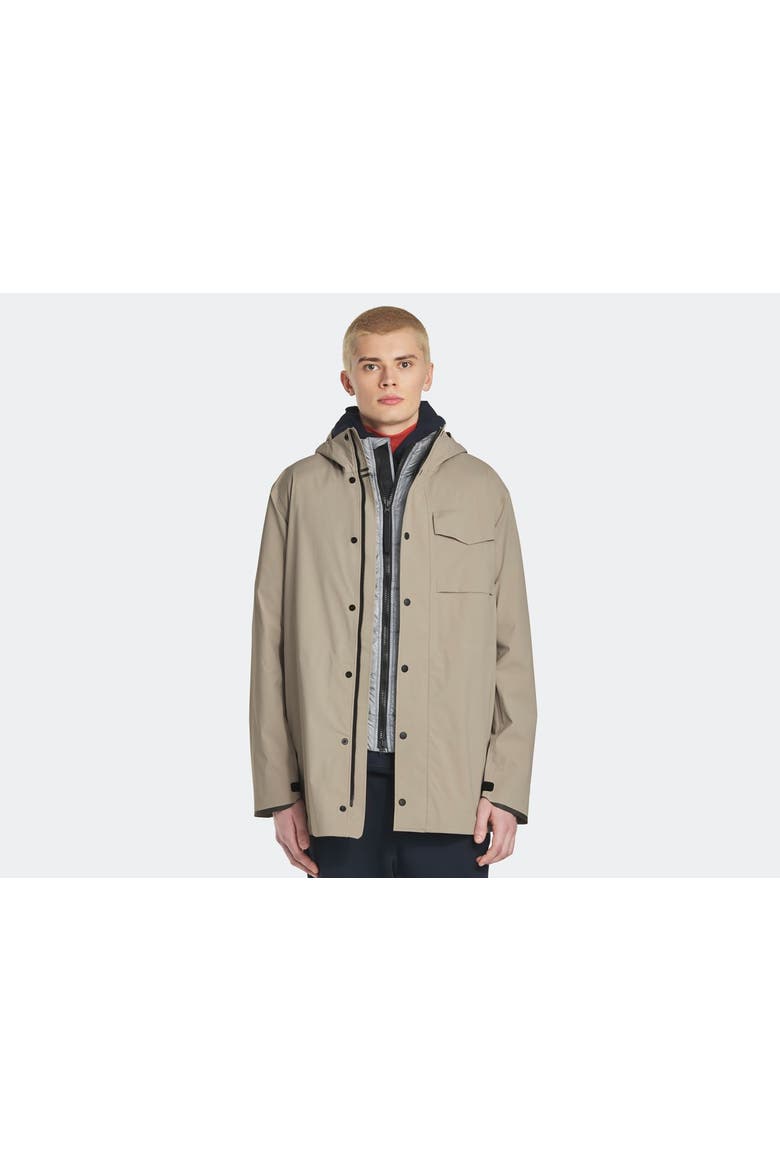 Nanaimo Rain Jacket Black Label, Alternate, color, Limestone