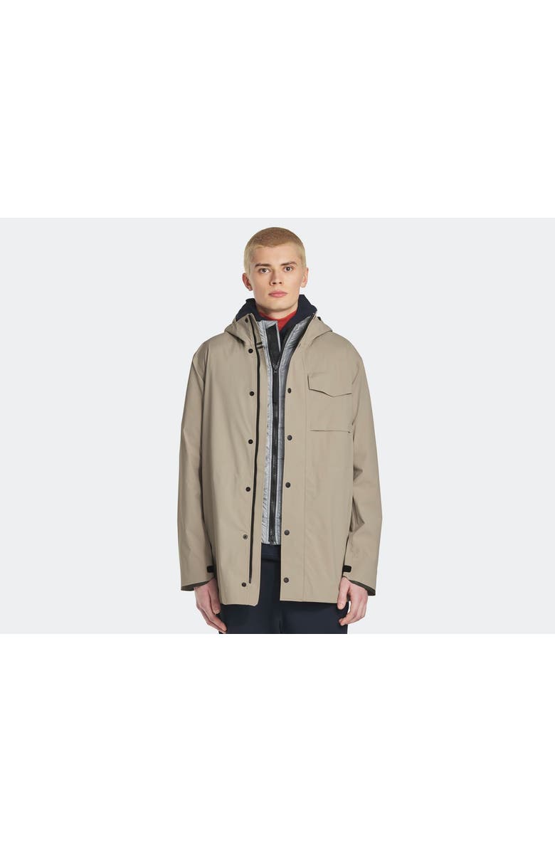 Canada Goose Nanaimo Rain Jacket Black Label, Alternate, color, Limestone