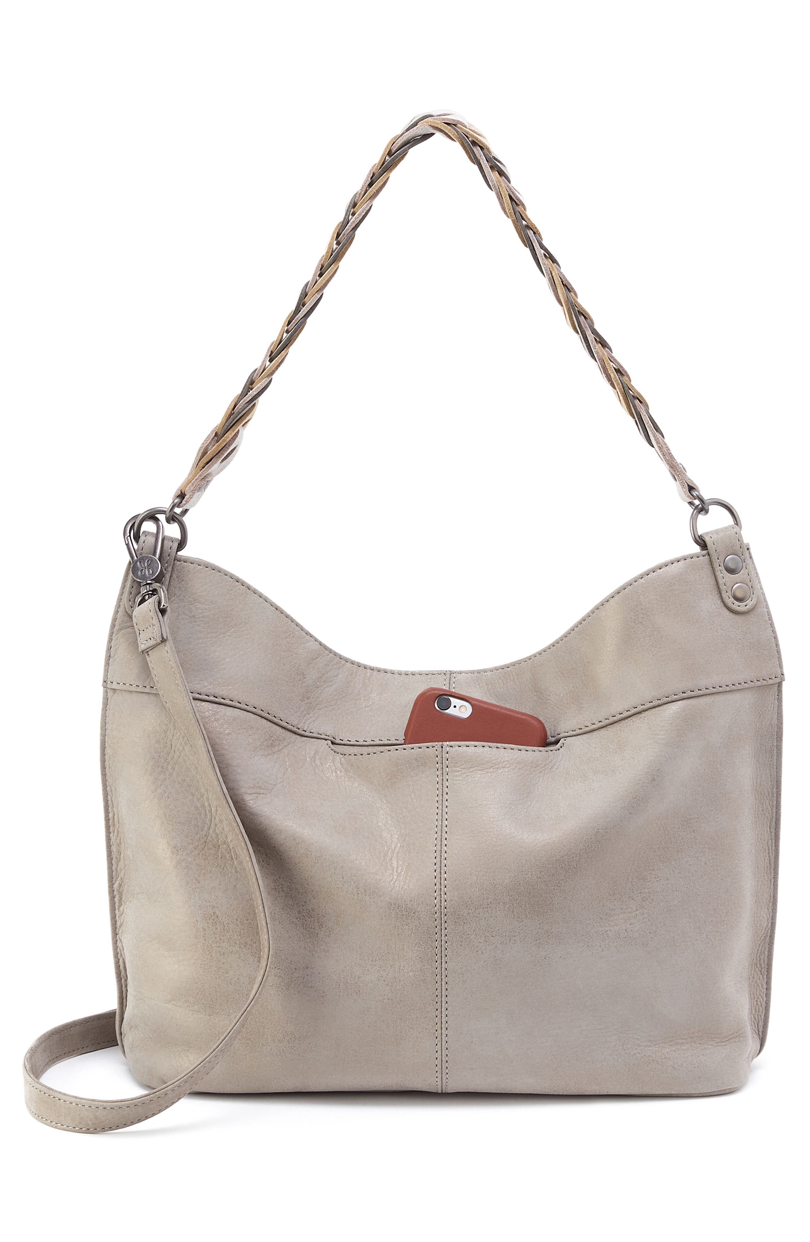 HOBO Pier Leather Shoulder Bag, Alternate, color, 