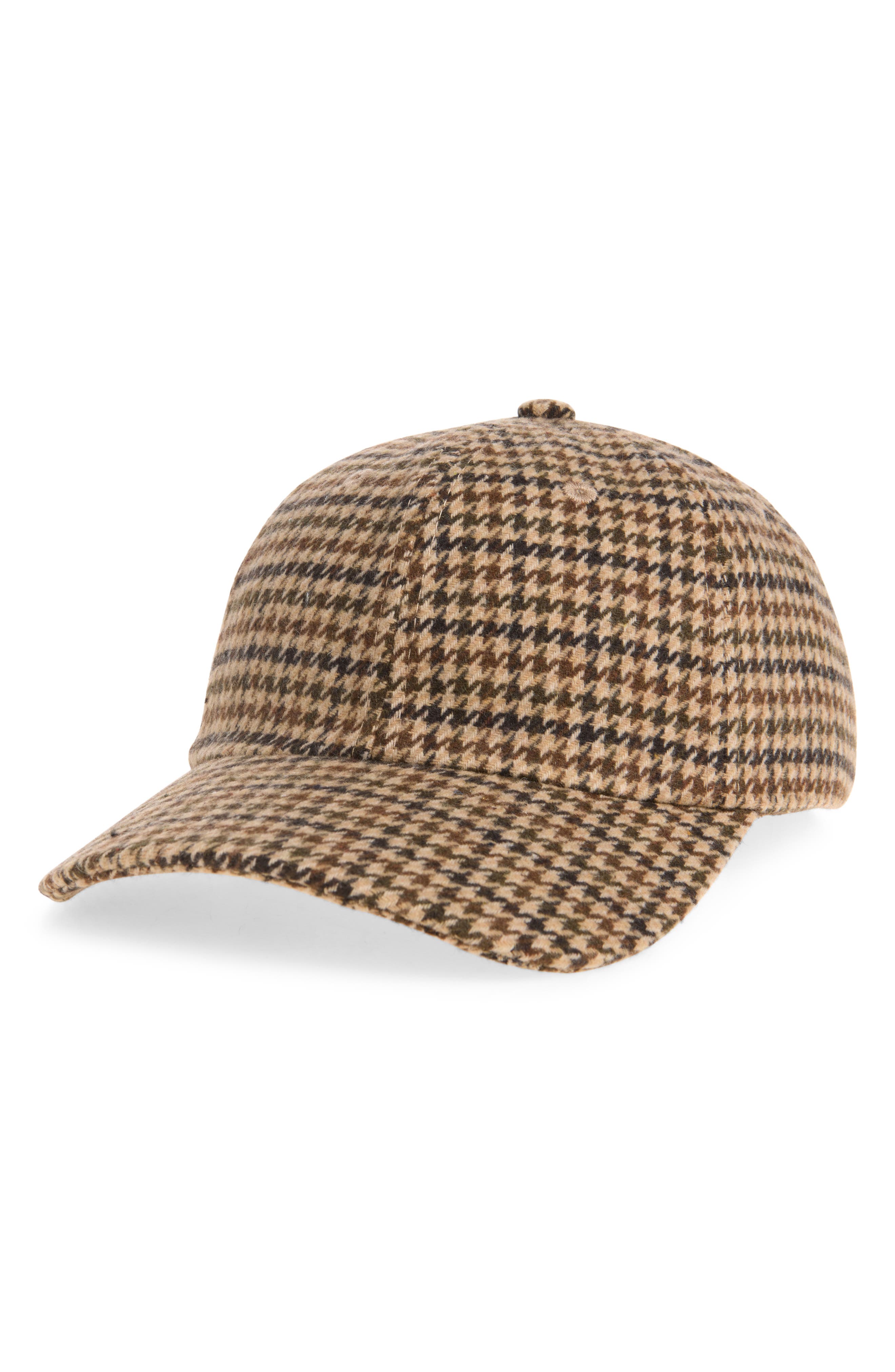 Classic Houndstooth Baseball Cap