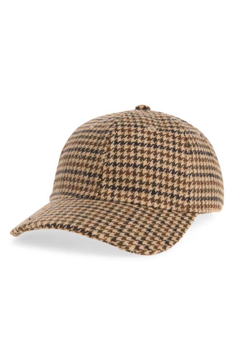 Classic Houndstooth Baseball Cap