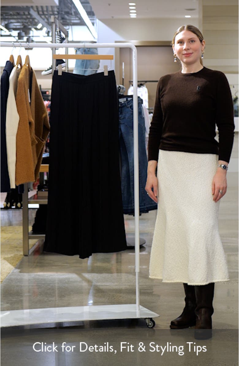 Pleated Wide Leg Pull-On Pants, sales video thumbnail
