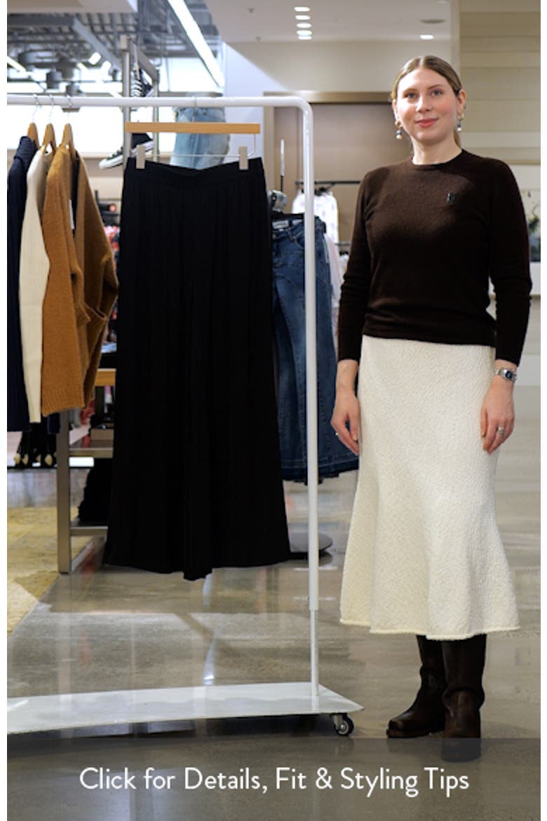 Pleated Wide Leg Pull-On Pants video