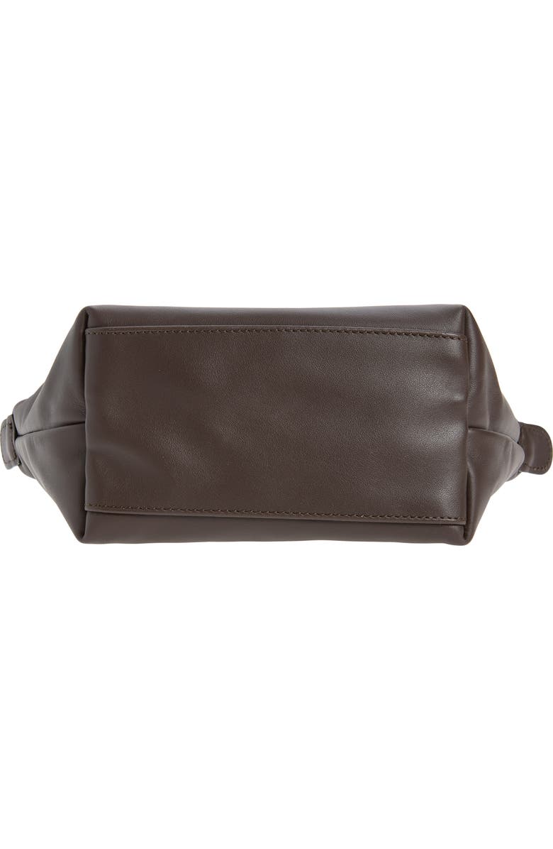 Longchamp Extra Small Le Pliage Xtra Leather Top Handle Bag, Alternate, color, Mocha