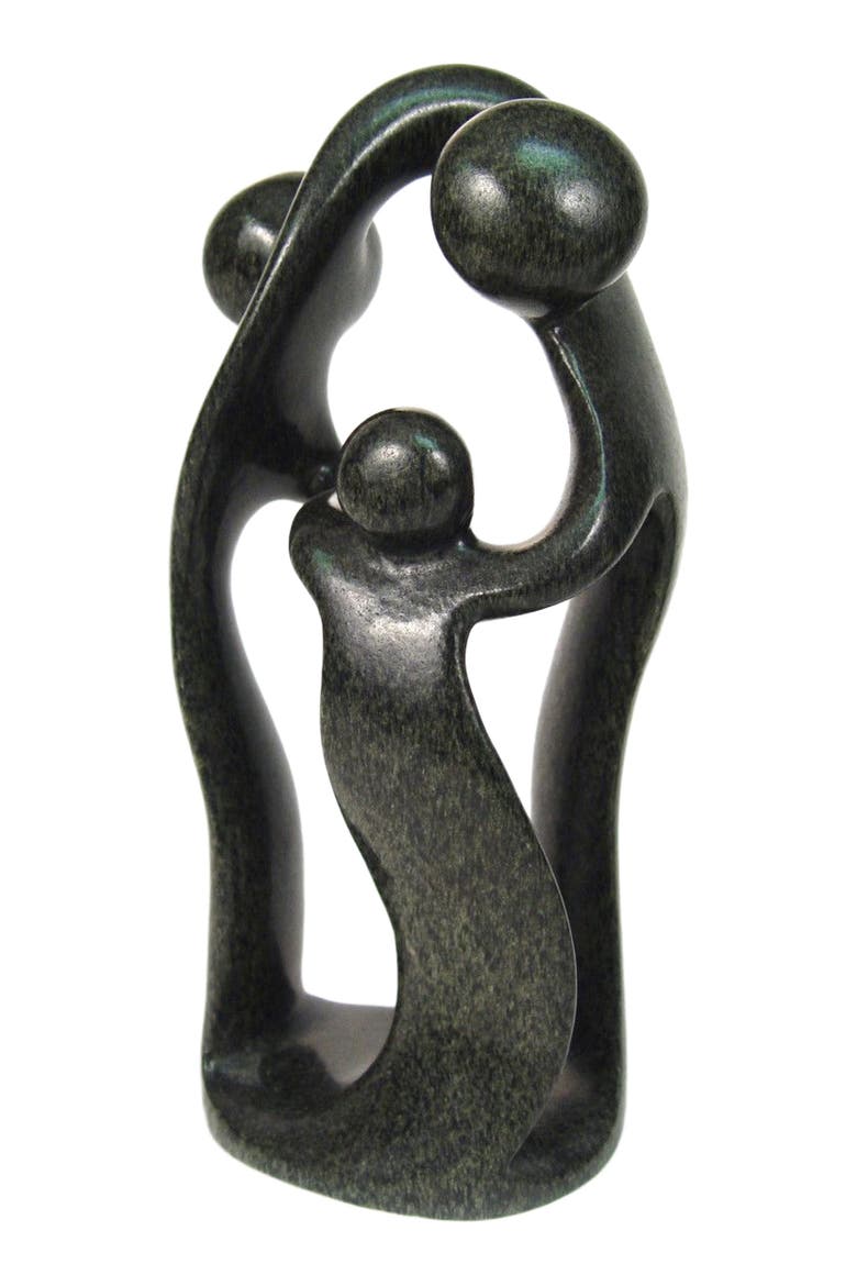 Dancing Family of 3, Alternate, color, Black