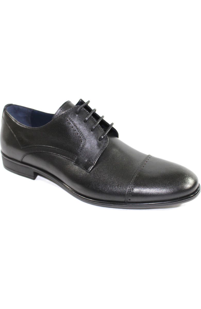 VELLAPAIS Soft Skin Leather Low Dress Derby, Main, color,