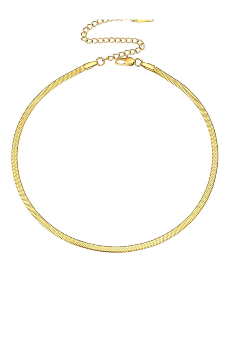 Gold Snake Chain Necklace Sleek and Timeless Elegance, Alternate, color, Gold