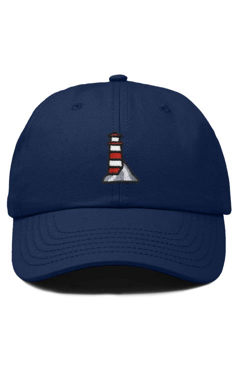 Lighthouse Embroidered Dad Hat