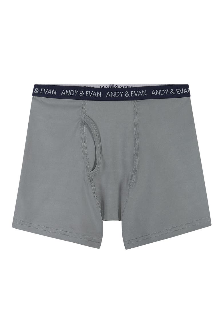 Kids' Assorted 5-Pack Boxer Briefs, Alternate, color, NAVY/ GREY