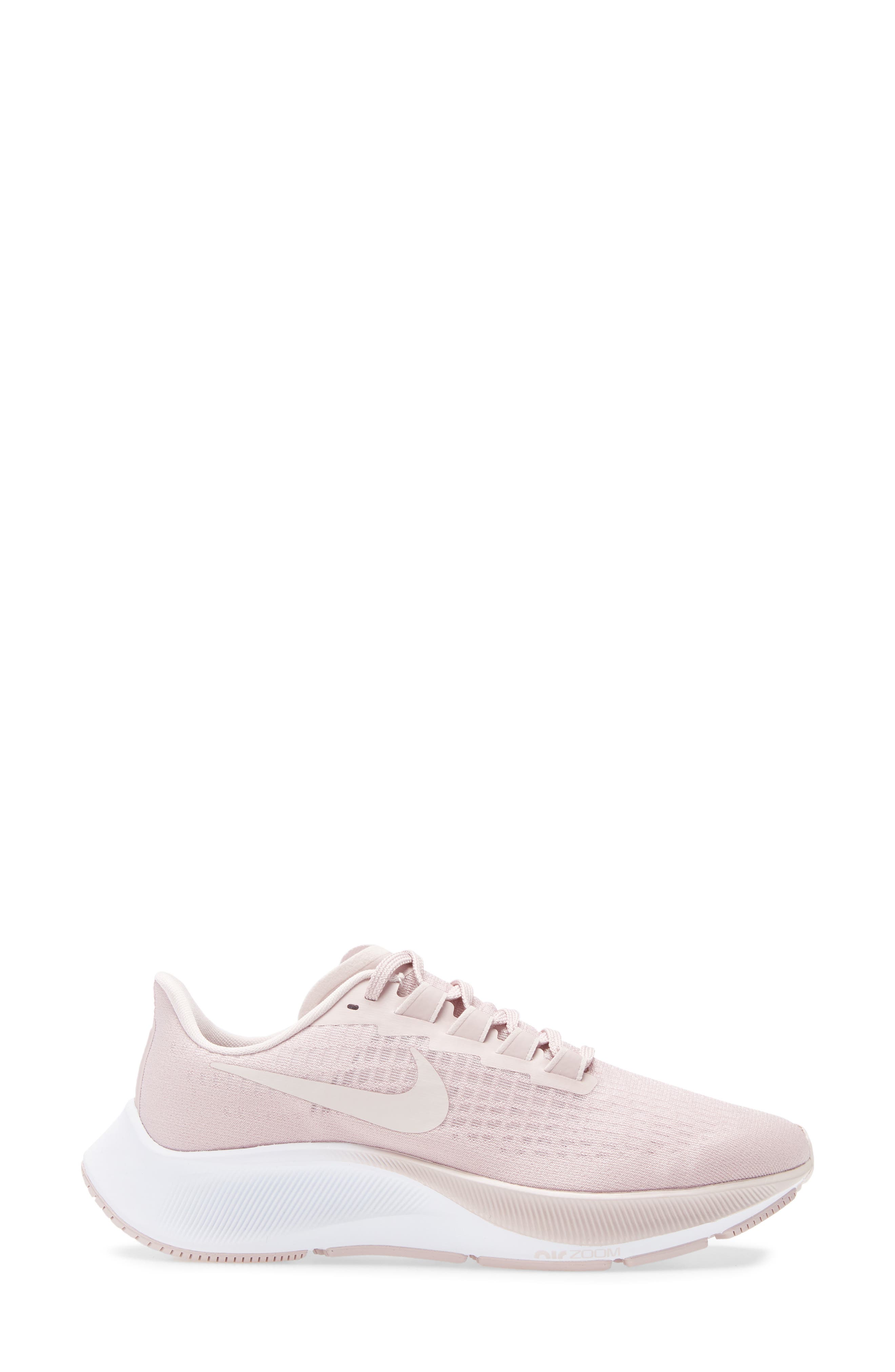 Air Zoom Pegasus 37 Running Shoe, Alternate, color, CHAMPAGNE/ BARELY ROSE/ WHITE