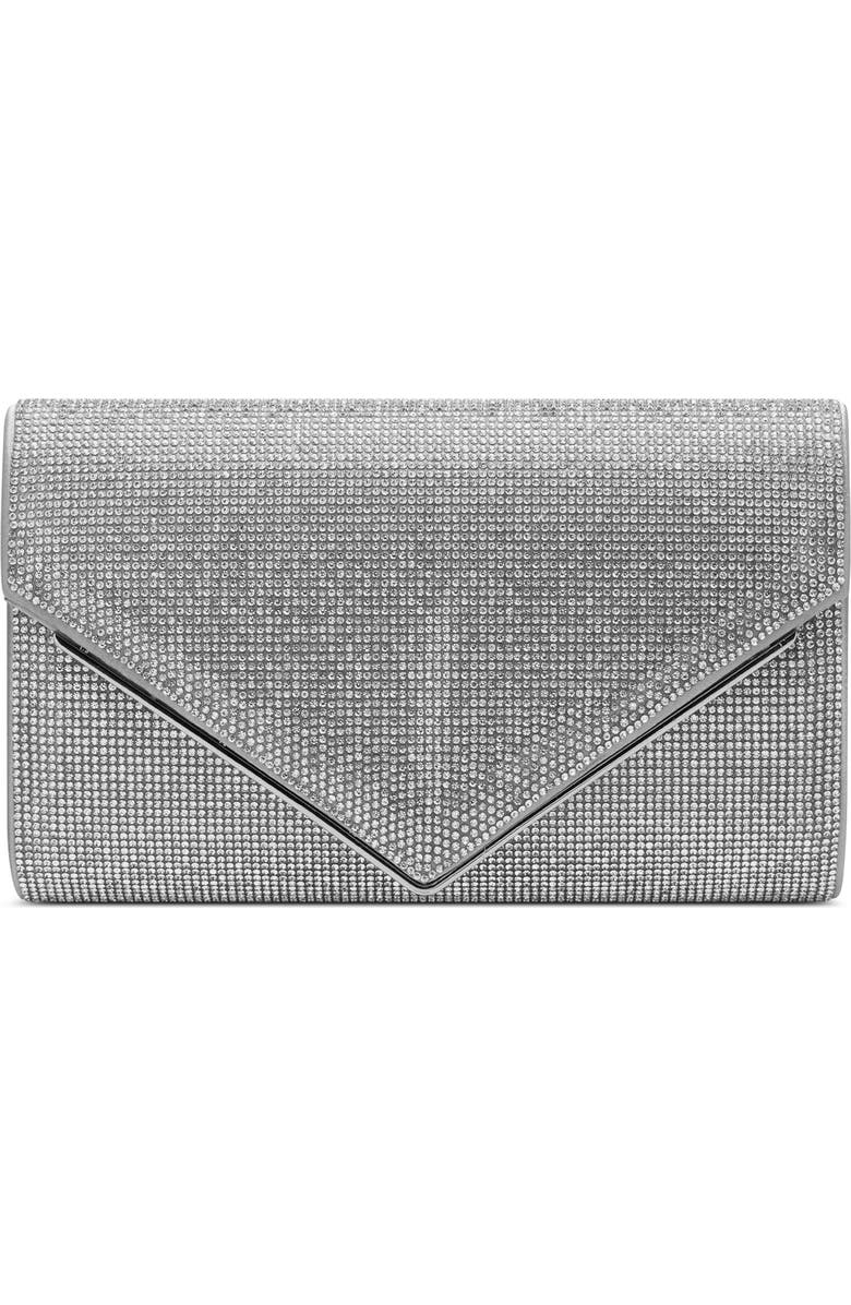 Rafe New York Candy Envelop Clutch, Main, color, Silver
