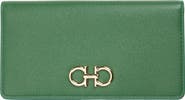 FERRAGAMO Gancini Leather Continental Wallet