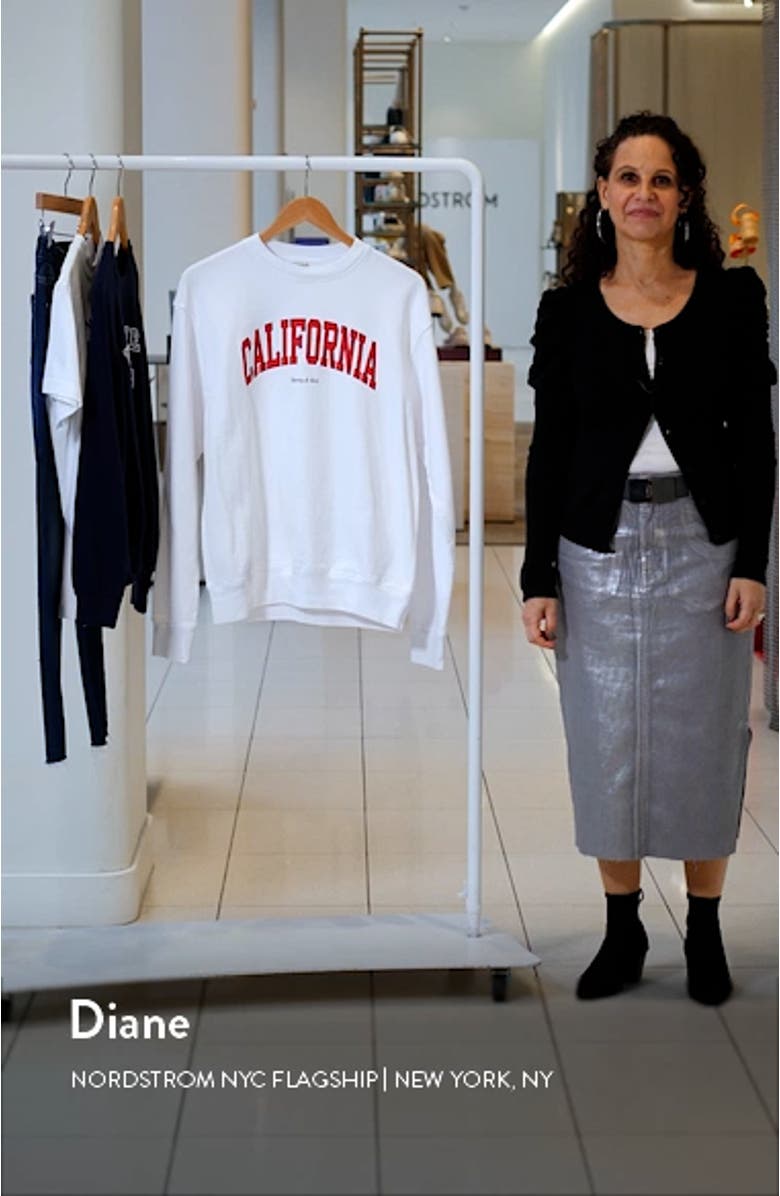 California Graphic Sweatshirt, sales video thumbnail
