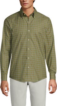 Lands' End Tailored Fit No Iron Twill Long Sleeve Shirt