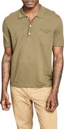 Billy Reid Cotton & Linen Blend Polo