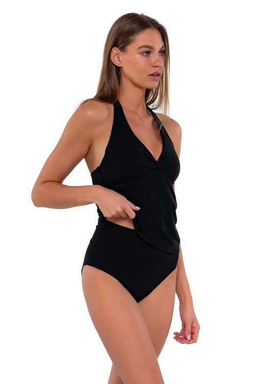 Sunsets Heidi Tankini In Black