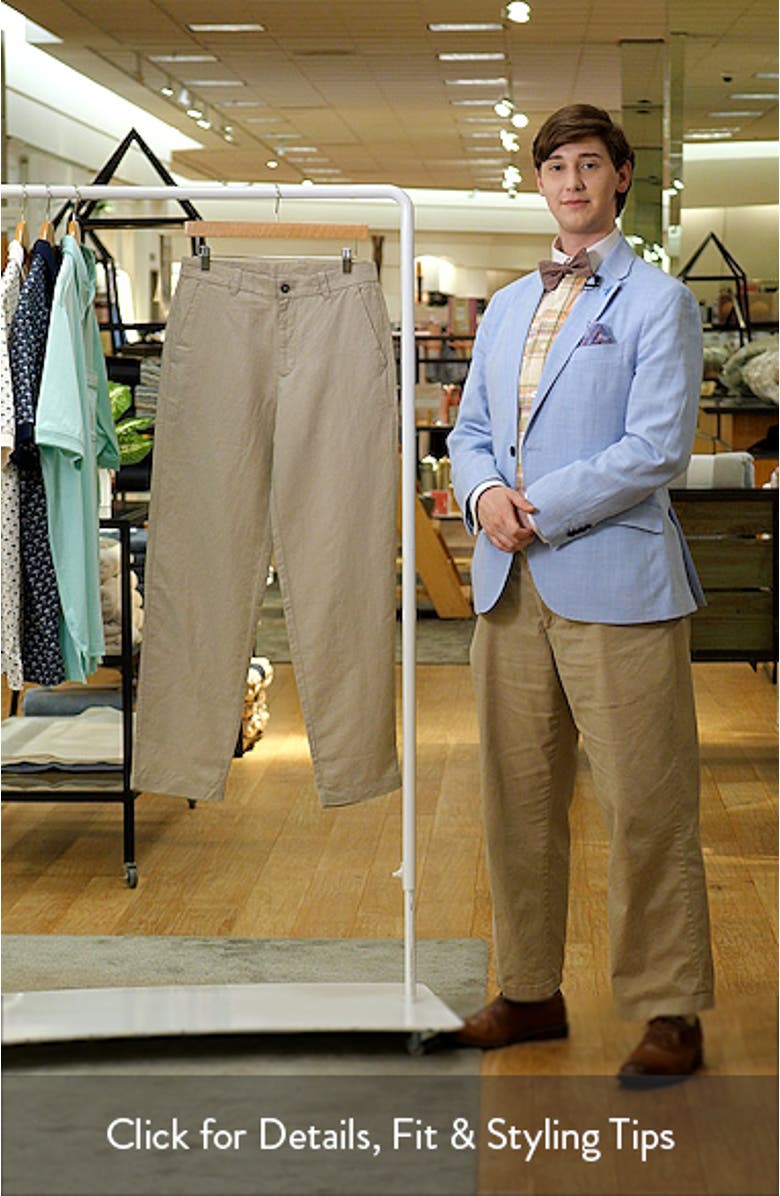 Regular Fit Linen & Cotton Pants, sales video thumbnail