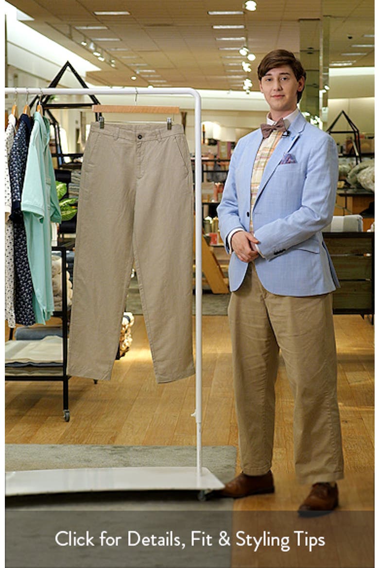 Regular Fit Linen & Cotton Pants video