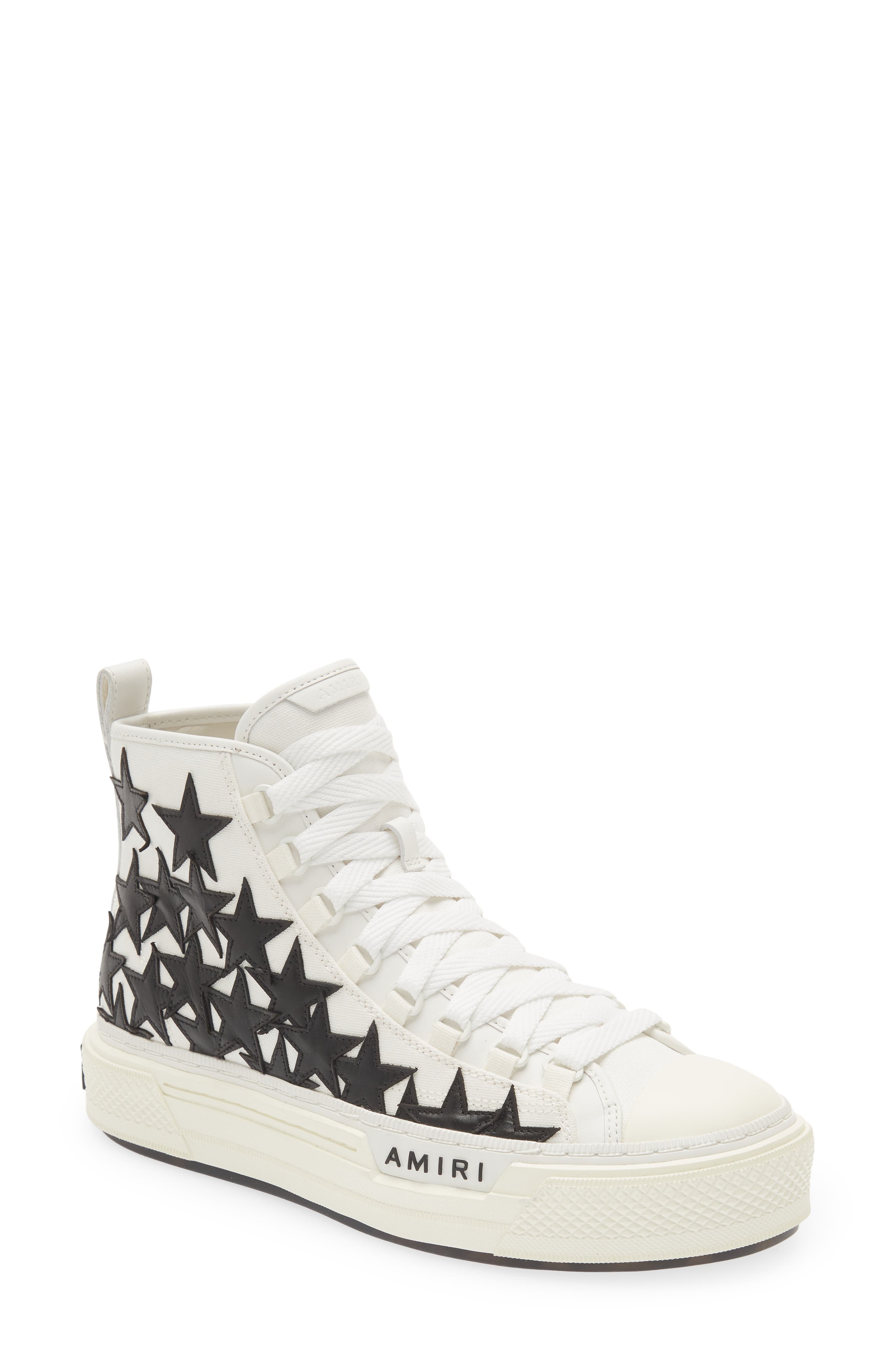 AMIRI Stars Court High Top Sneaker, Main, color, 