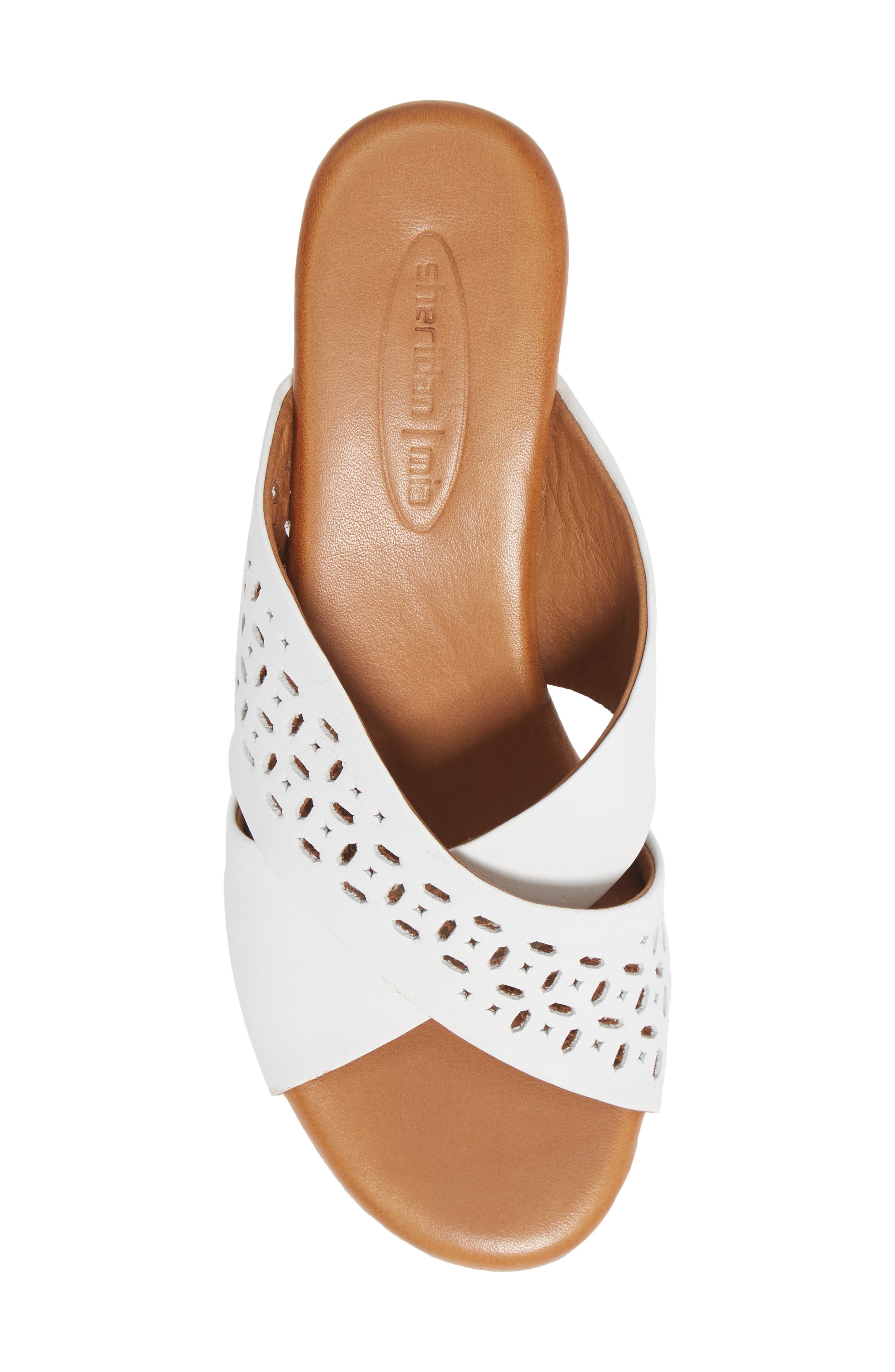 Tamara Slide Sandal, Alternate, color, WHITE