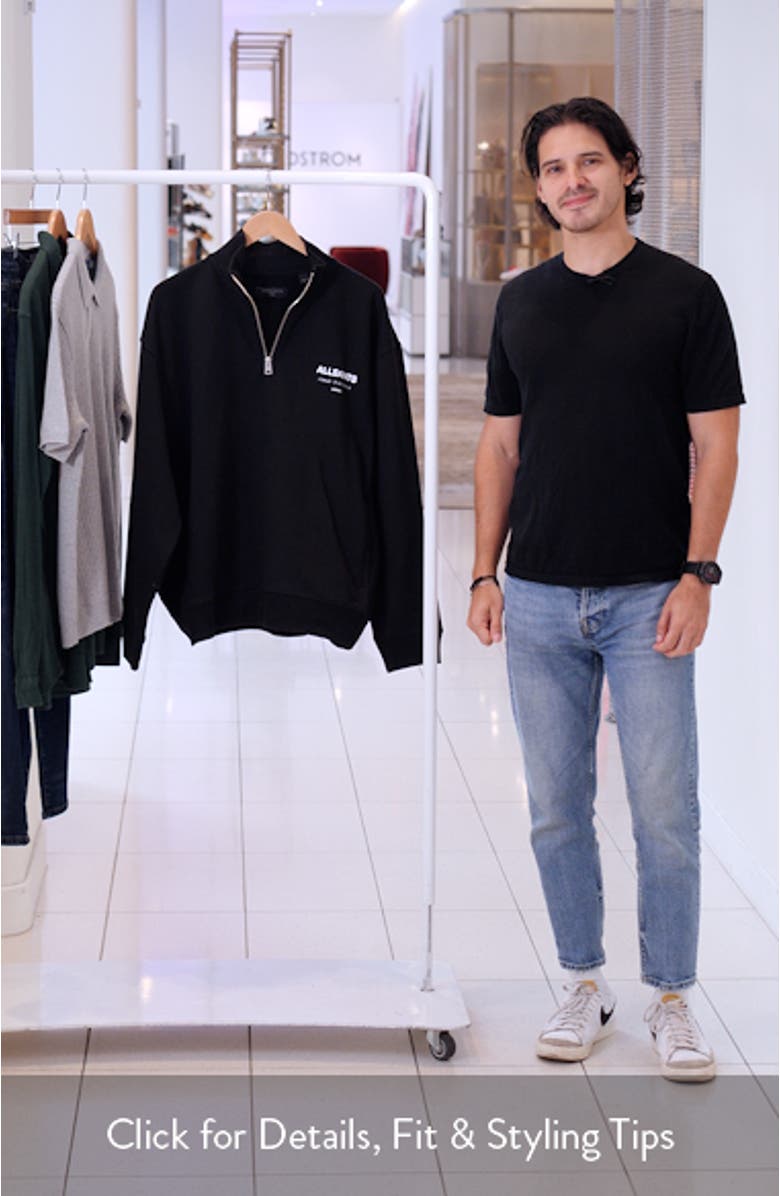 Underground Oversize Half Zip Pullover, sales video thumbnail