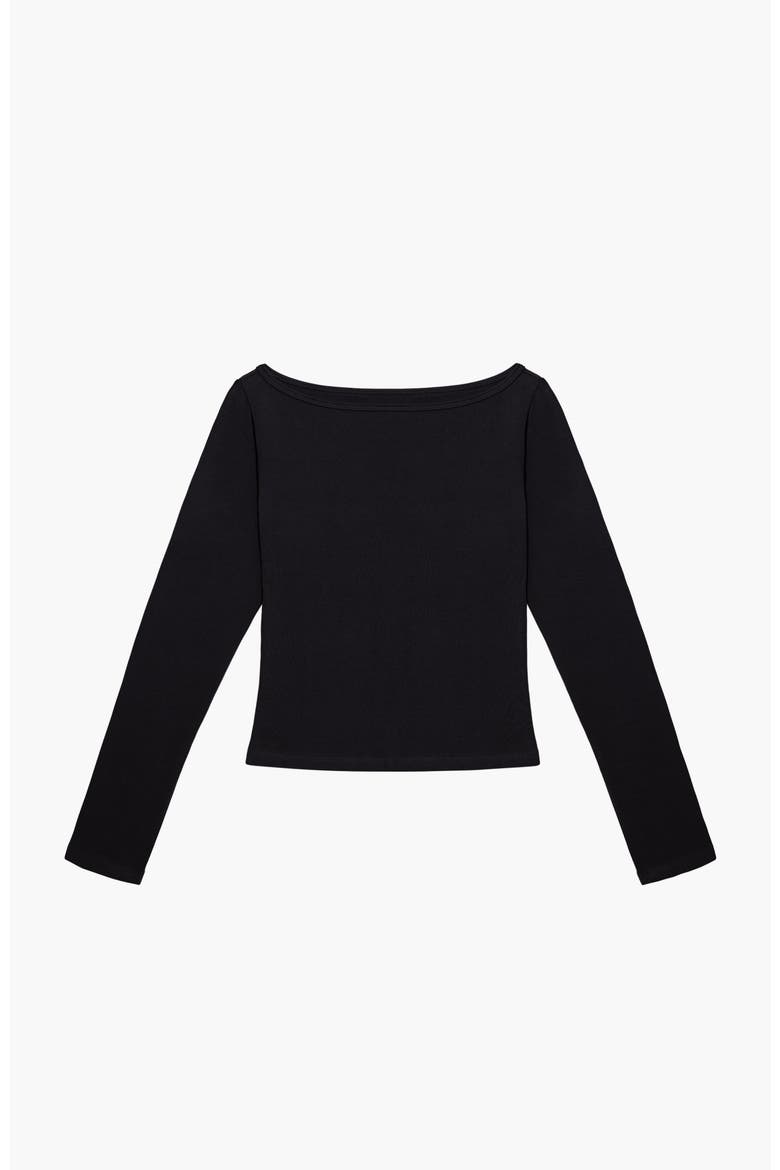 Long Sleeve Top, Main, color, Black