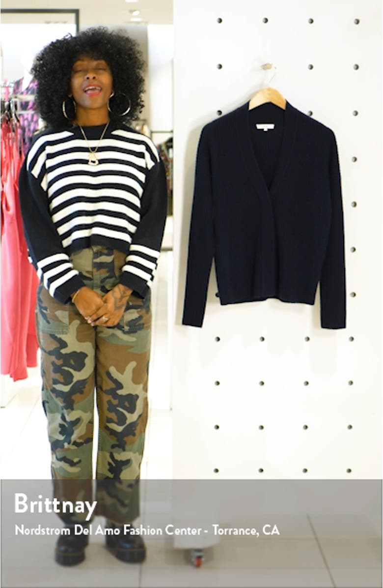 Rib Wool & Cashmere Cardigan, sales video thumbnail