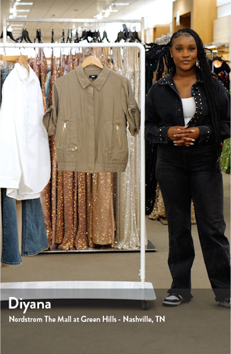 Roll Tab Front Button Jacket, sales video thumbnail