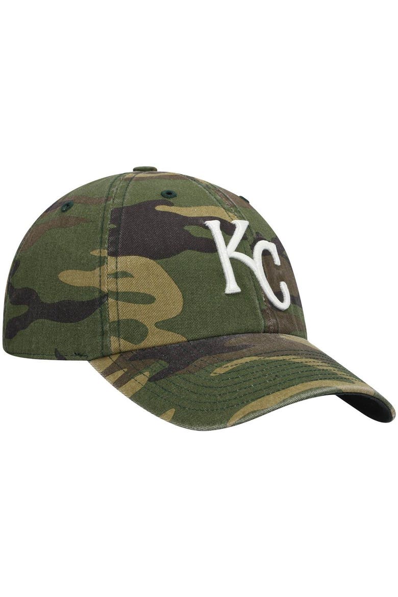 Men's '47 Camo Kansas City Royals Team Clean Up Adjustable Hat, Alternate, color, Camo