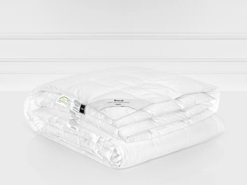 Togas Royal Goose Down Comforter In White