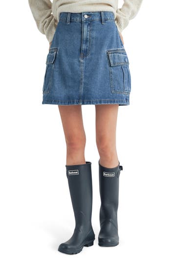 Wishlist Cargo Denim Miniskirt
