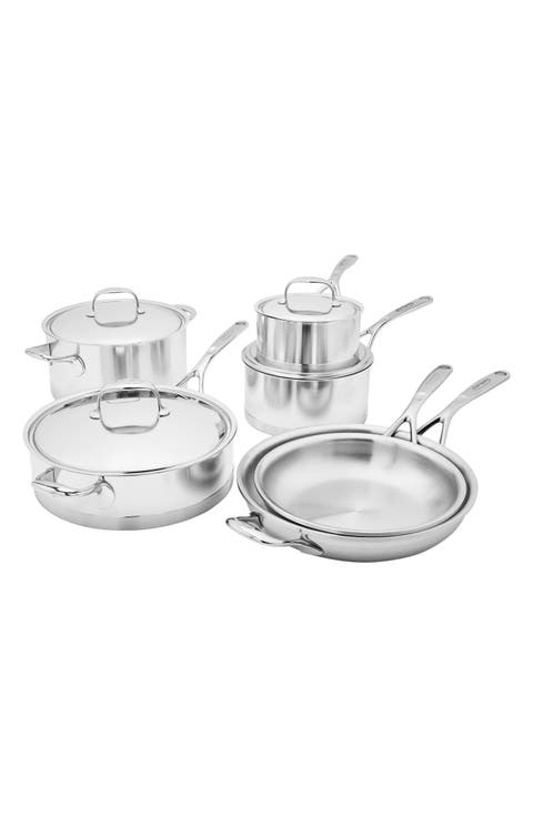 Atlantis 10-Piece Stainless Steel Cookware Set