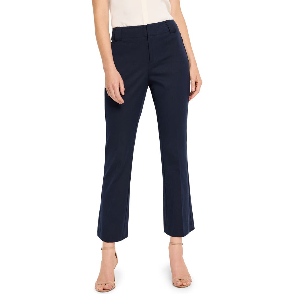 Nic + Zoe Nic+zoe Plaza Ankle Demi Bootcut Pants In Dark Indigo