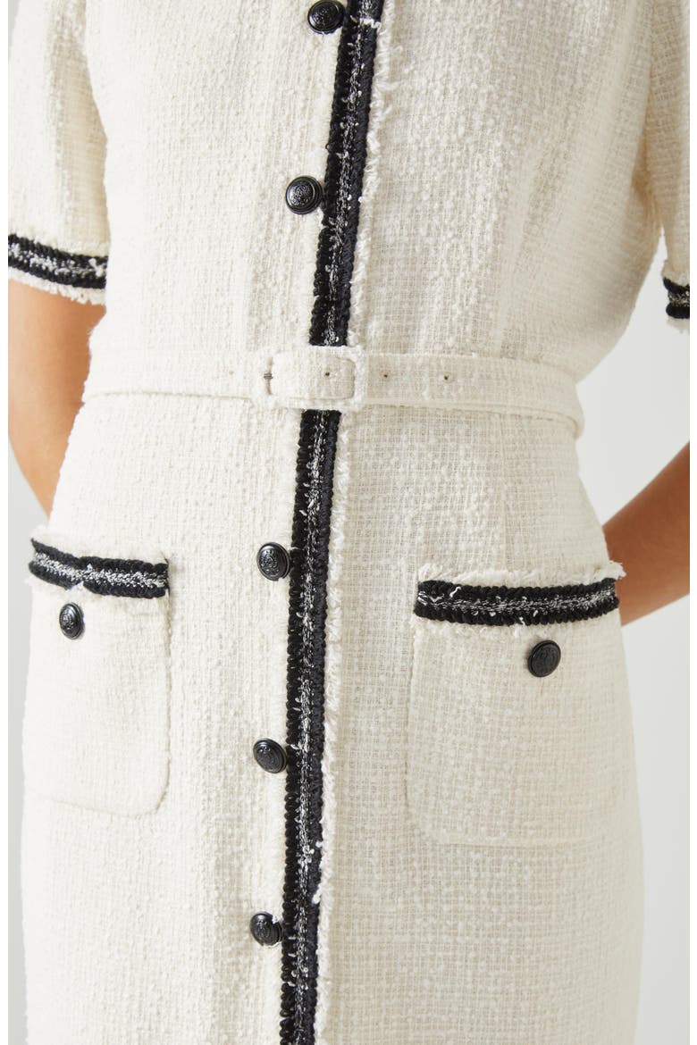 Charlie Tweed Dress, Alternate, color, IVORY