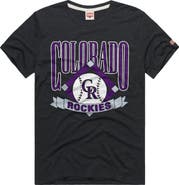 Homage Men's Homage Charcoal Colorado Rockies Tri-Blend Hyperlocal T-Shirt