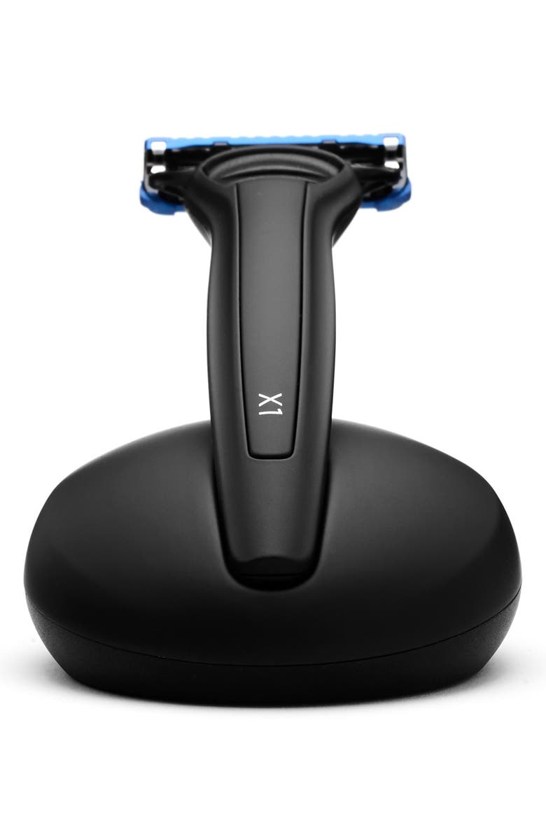 BOLIN WEBB X1 Matte Red Razor and Stand Set, Main, color, Matte Black