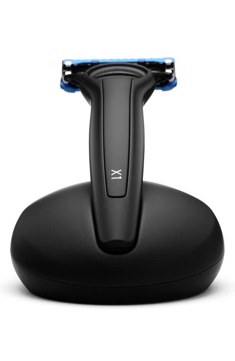 X1 Matte Red Razor and Stand Set