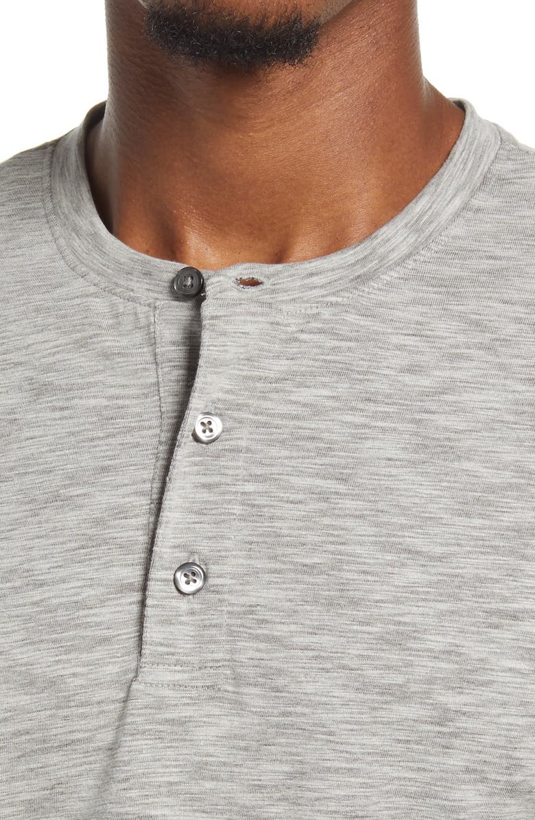 Vince Regular Fit Slub Heather Henley, Alternate, color, 